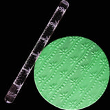 Maxbell Acrylic Rolling Pin Icing Fondant Cake Decorating Tools Pearl Flower