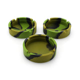 Maxbell Creative Environmental Camouflage Silicone Ashtray  Green Camo