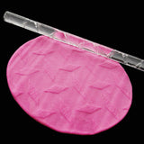 Maxbell Acrylic Rolling Pin Icing Fondant Cake Decorating Tools Diamond