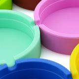 Maxbell Round Silicone Ashtray Smoking Cigar Holder for Tabletop Office Mint Green