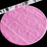 Maxbell Acrylic Rolling Pin Icing Fondant Cake Decorating Tools Sunflower
