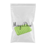 Maxbell Silicone Comb Soap Tray Anti-slip Drain Dishes Rack For Bathroom Green