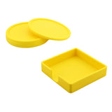 Maxbell  Silicone Drink Coaster Heat Insulation Mug Tea Coffee Cup Placemat Yellow