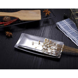 Maxbell Stainless Steel Towel Dish Snack Tray Fruit Salad Plate Kitchen Table Flat