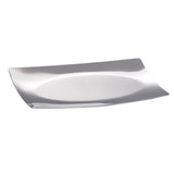 Maxbell Stainless Steel Towel Dish Snack Tray Fruit Salad Plate Kitchen Table Arc