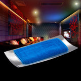 Maxbell Stainless Steel Towel Dish Snack Tray Fruit Salad Plate Kitchen Table Arc