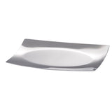 Maxbell Stainless Steel Towel Dish Snack Tray Fruit Salad Plate Kitchen Table Arc