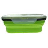 Maxbell Silicone Plastic Lunch Box Picnic Bento Container  Food Storage Box Green