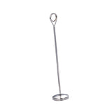 Maxbell Hotel Stainless Steel Table Place Card Holder Table Number Stand  25cm