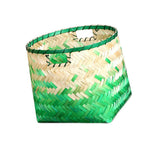 Maxbell Handmade Bamboo Fiber Weaving Decorative Storage Basket Home Organizer S