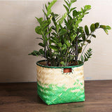 Maxbell Handmade Bamboo Fiber Weaving Decorative Storage Basket Home Organizer S
