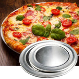 Maxbell Round Aluminium Pizza Tray Oven Safe/Kitchen/Outdoors/Chef/Cooking 15inch