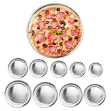 Maxbell Round Aluminium Pizza Tray Oven Safe/Kitchen/Outdoors/Chef/Cooking 15inch