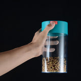 Maxbell Plastic Sealed Canister Jar Coffee Sugar Tea Storage For Home Kitchen Size S