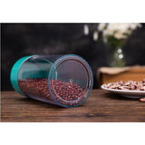 Maxbell Plastic Sealed Canister Jar Coffee Sugar Tea Storage For Home Kitchen Size S