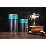 Maxbell Plastic Sealed Canister Jar Coffee Sugar Tea Storage For Home Kitchen Size S