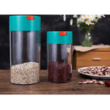 Maxbell Plastic Sealed Canister Jar Coffee Sugar Tea Storage For Home Kitchen Size S
