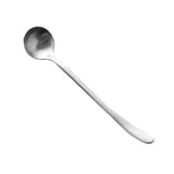 Maxbell 1 Pcs Stainless Steel Spoon with Long Handle  for Coffee Honey Spoon  Round