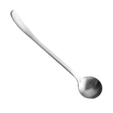 Maxbell 1 Pcs Stainless Steel Spoon with Long Handle  for Coffee Honey Spoon  Round