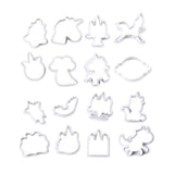 Maxbell 8pcs Fondant Baking Molds Christmas Unicorn Cake Mould Chocolate Cookies A