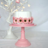 Maxbell  Fondant Cake Stand Wedding Tool Display Accessory for Party 10 inch Pink