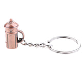 Maxbell Coffee Barista Cafe Accessory Keychain Key Ring French Coffee Press