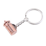 Maxbell Coffee Barista Cafe Accessory Keychain Key Ring French Coffee Press