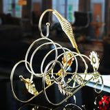 Maxbell Creative Wine Rack Wine Holder Gold