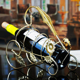 Maxbell Creative Wine Rack Wine Holder Gold