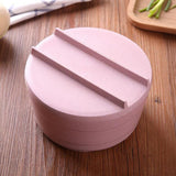 Maxbell  Wheat Straw Rice Noodle Bowl with Cover Pink
