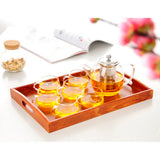 Maxbell Serving Tray Fruit Plate Breakfast Tea Platter Various Sizes E 30x20x3.5cm