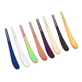 Maxbell Stainless Steel Fruit Cake Salad Fork Dessert Flatware Cutlery Blue