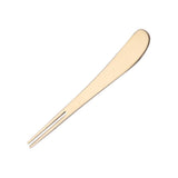 Maxbell Stainless Steel Fruit Cake Salad Fork Dessert Flatware Cutlery Champagne Gold