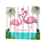 Maxbell digital printing shower curtains 180-180cm Pink Cranes