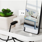 Maxbell Wall Outlet Shelf Charging Shelf Switch Socket Power Perch Shelf Rack  White