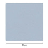 Maxbell PU Leather Non Slip Reusable Cup Mat/Table Protector Coasters Blue 10cm