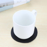 Maxbell PU Leather Table Drink Cup Mat Heat Insulated Pad Coasters 5 Colors Black