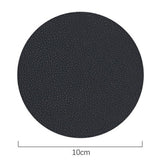 Maxbell PU Leather Table Drink Cup Mat Heat Insulated Pad Coasters 5 Colors Black