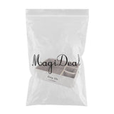 Maxbell 4 Grids Underwear Storage Box Container Cloth Organizer Cube Baskets Brown