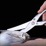 Maxbell 1 pcs Multifunction Steel Kitchen Scissor Chicken Bone fishbone Food Shear