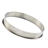 Maxbell  Stainless Steel Pastry Rings Metal Ring Mold for Pizza Baking Pans 7inch
