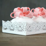 Maxbell Rectangular Serving Plate Cupcake Cake Dish Tray Kitchen Platter White