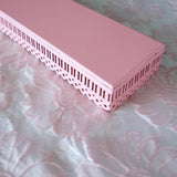 Maxbell Rectangular Serving Plate Cupcake Cake Dish Tray Kitchen Platter Pink