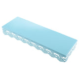 Maxbell Rectangular Serving Plate Cupcake Cake Dish Tray Kitchen Platter Blue