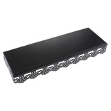 Maxbell Rectangular Serving Plate Cupcake Cake Dish Tray Kitchen Platter Black
