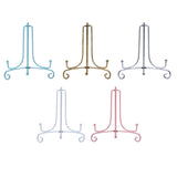 Maxbell Iron Display Stand, Easel Plate Display Holder, Displays Card, Cookie White