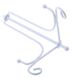Maxbell Iron Display Stand, Easel Plate Display Holder, Displays Card, Cookie White