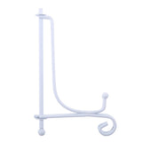 Maxbell Iron Display Stand, Easel Plate Display Holder, Displays Card, Cookie White