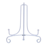 Maxbell Iron Display Stand, Easel Plate Display Holder, Displays Card, Cookie White