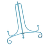 Maxbell Iron Display Stand, Easel Plate Display Holder, Displays Card, Cookie Blue